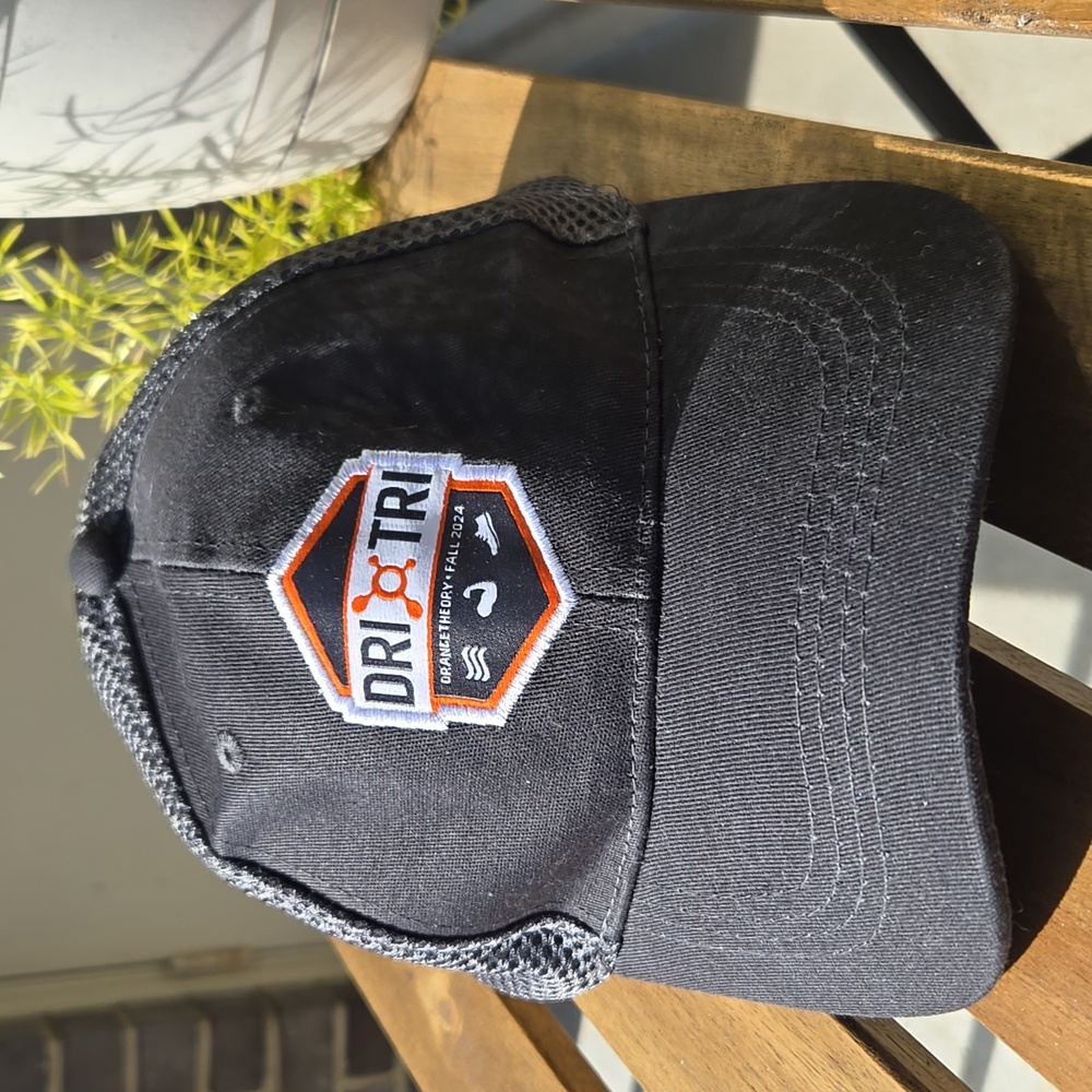 Orangetheory Dri-Tri 2024 Mesh Hat Dark Gray Adjustable Athletic Cap NWOT